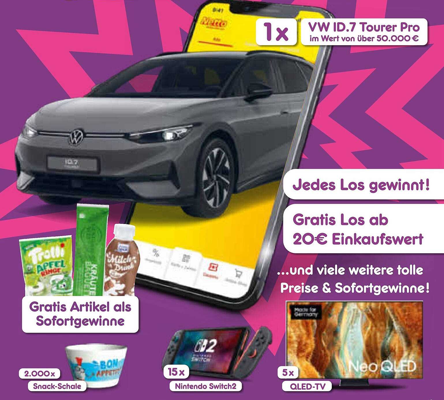 VW ID.7 Tourer Pro im Wert von über 50.000 €