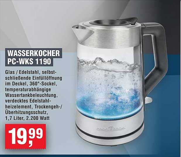 WASSERKOCHER PC-WKS 1190