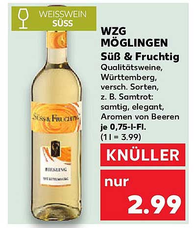 WZG Möglingen Süß & Fruchtig Weißwein