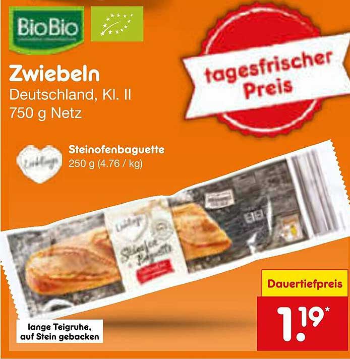Zwiebeln Deutschland, Kl. II - 750 g Netz