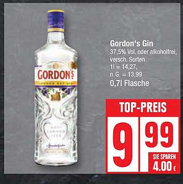 Wunderbar Guter Gin Edeka Fotos