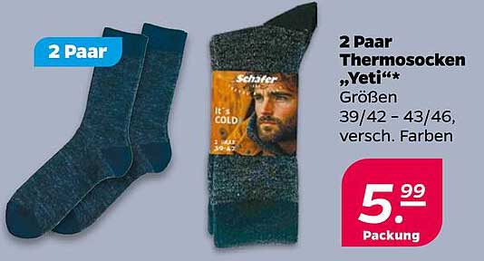 2 Paar Thermosocken „Yeti“