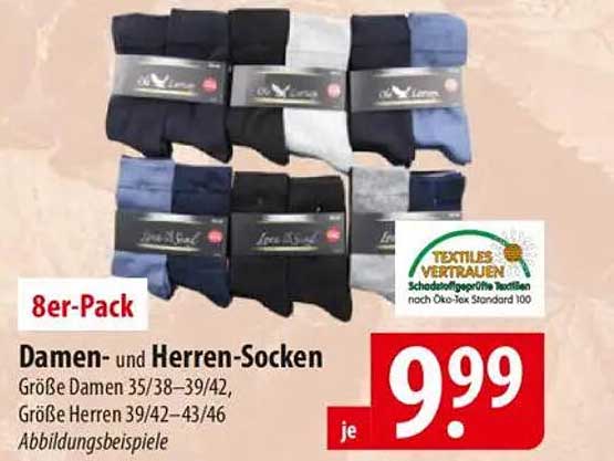 8er-Pack Damen- und Herren-Socken