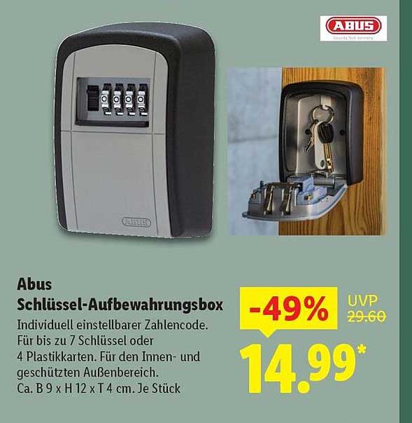 Abus Schlüssel-Aufbewahrungsbox
