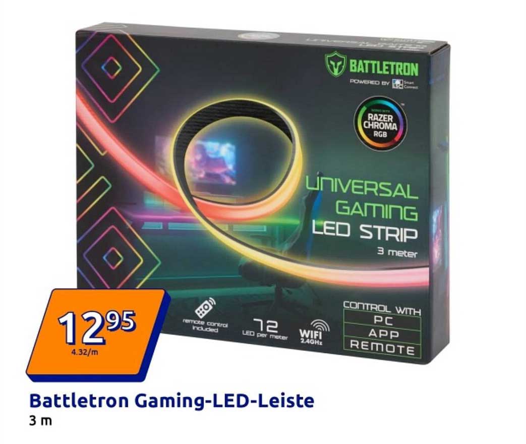 Battletron Gaming-LED-Leiste 3 m