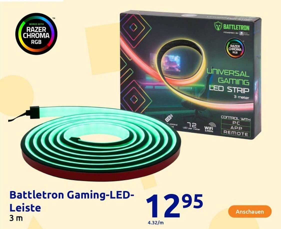 Battletron Gaming-LED-Leiste 3 m