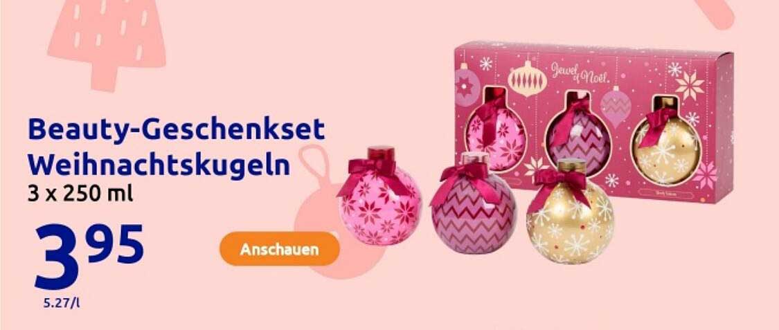 Beauty-Geschenkset Weihnachtskugeln 3 x 250 ml
