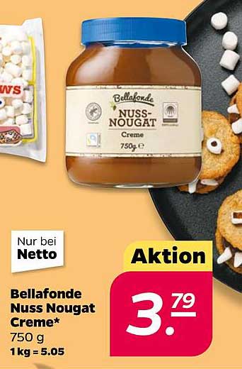 Bellafonde Nuss Nougat Creme 750 g
