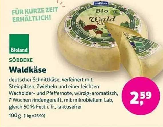Bioland Söbbeke Waldkäse