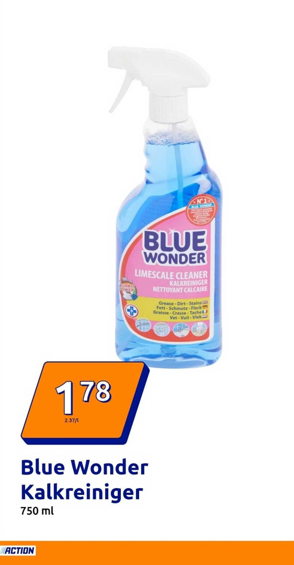 Blue Wonder Kalkreiniger 750 ml