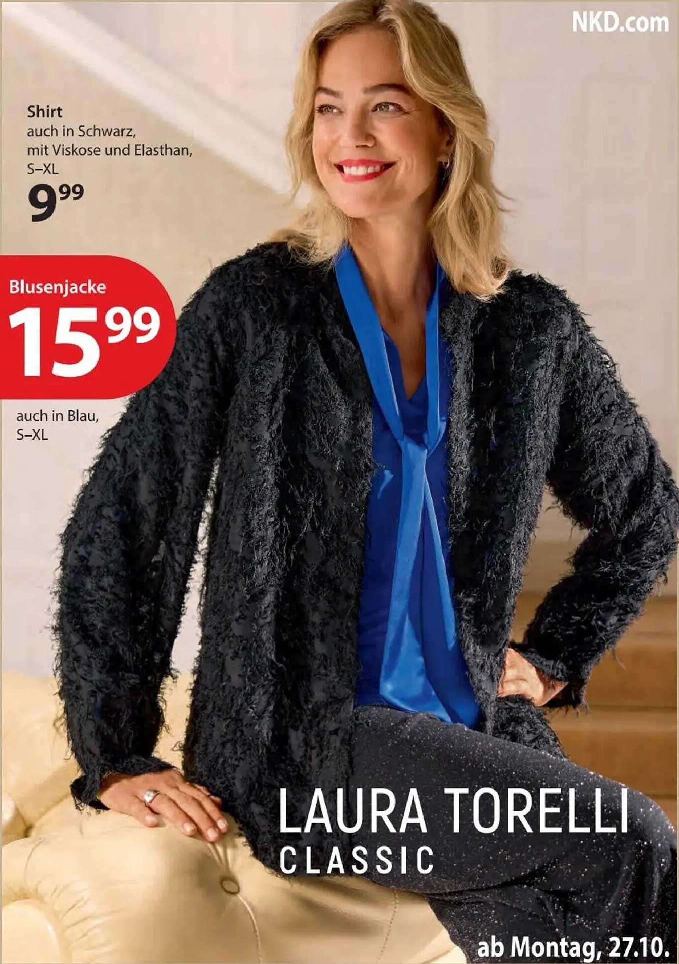 Blusenjacke von Laura Torelli – jetzt zugreifen!