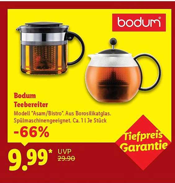 Bodum Teebereiter Modell 'Asam/Bistro'