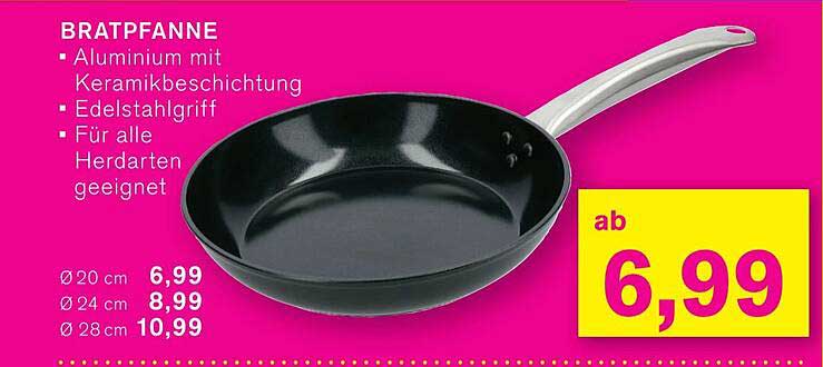 BRATPFANNE – Aluminium mit Keramikbeschichtung