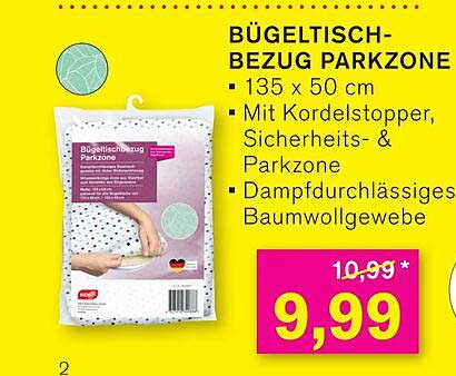 Bügeltischbezug Parkzone - 135 x 50 cm