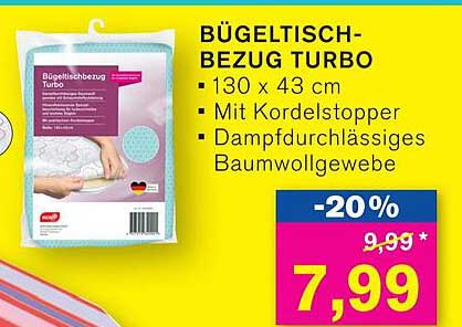 Bügeltischbezug Turbo