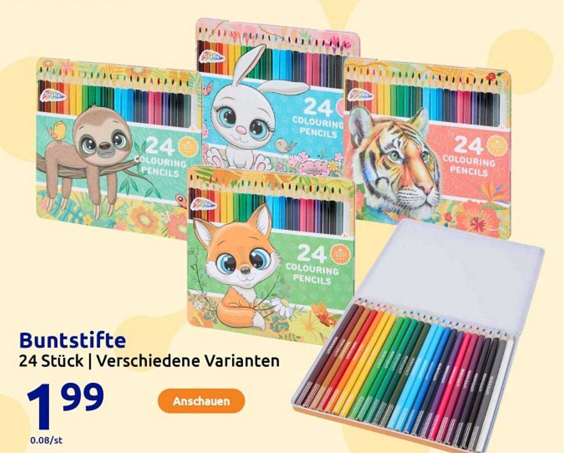 Buntstifte 24 Stück | Verschiedene Varianten