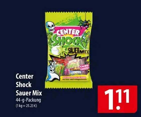 Center Shock Sauer Mix 44-g-Packung