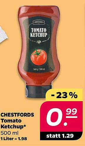 CHESTFORDS Tomaten Ketchup 500 ml