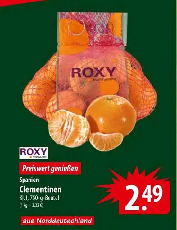 Clementinen Klasse I, 750-g-Beutel