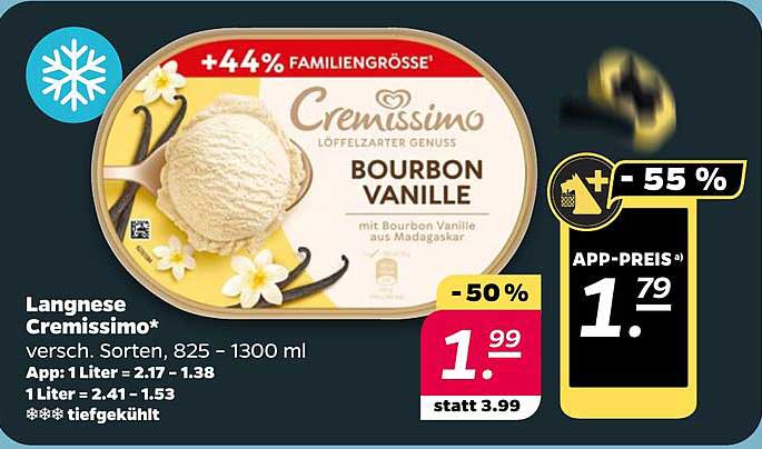 Cremissimo Bourbon Vanille 825 - 1300 ml