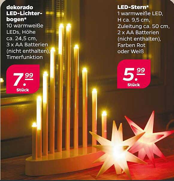 dekorado LED-Lichterbogen