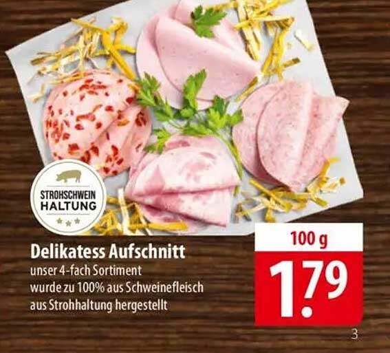 Delikatesse Aufschnitt - unser 4-fach Sortiment