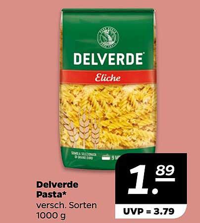 Delverde Pasta 1000 g – verschiedene Sorten