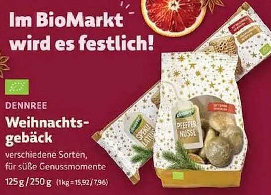 DENNREE Weihnachtsgebäck - verschiedene Sorten, für süße Genussmomente