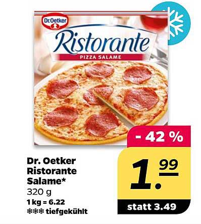 Dr. Oetker Ristorante Salame 320 g - Tiefgekühlt