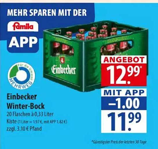 Einbecker Winter-Bock 20 x 0,33 Liter