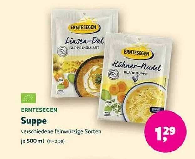 ErnteSegen Suppe – Verschiedene feinwürzige Sorten