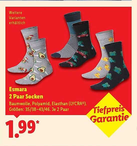 Esmara 2 Paar Socken