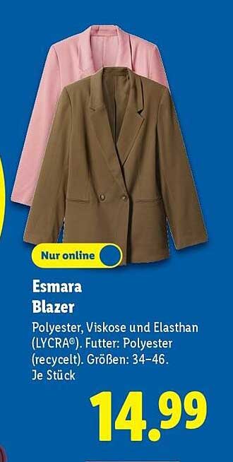 Esmara Blazer für Damen - stilvoll und bequem!