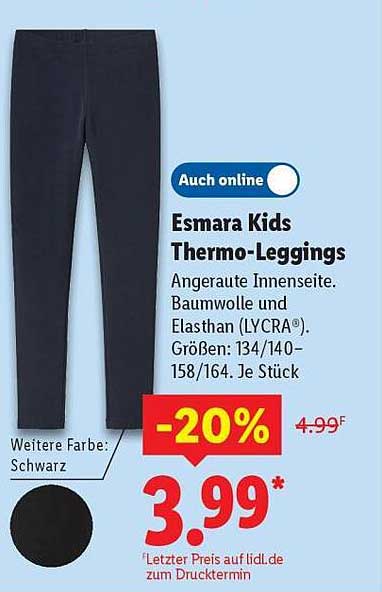 Esmara Kids Thermo-Leggings