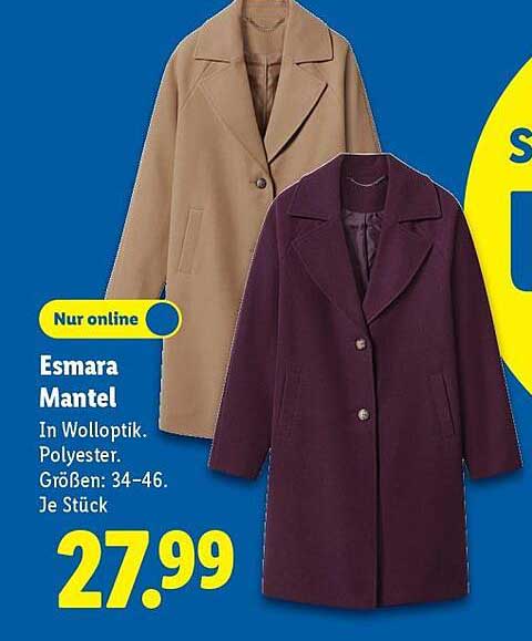 Esmara Mantel in Wolloptik – Der perfekte Begleiter für die kalte Jahreszeit