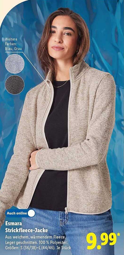Esmara Strickfleece-Jacke