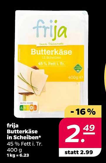 frija Butterkäse in Scheiben 400 g