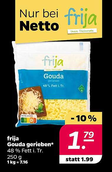 frija Gouda gerieben 250 g