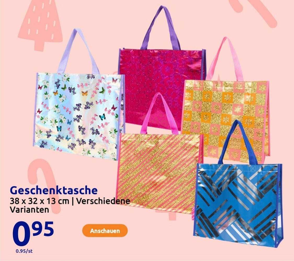 Geschenk Tasche 38 x 32 x 13 cm | Verschiedene Varianten