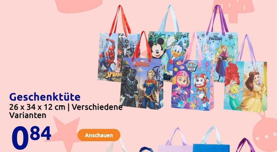 Geschenktüte 26 x 34 x 12 cm | Verschiedene Varianten
