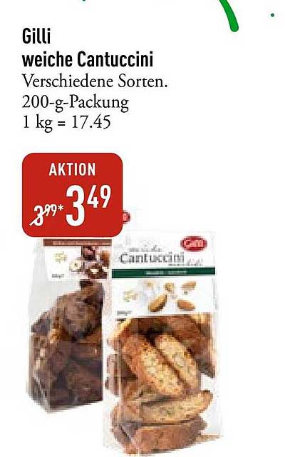 Gilli weiche Cantuccini - 200-g-Packung