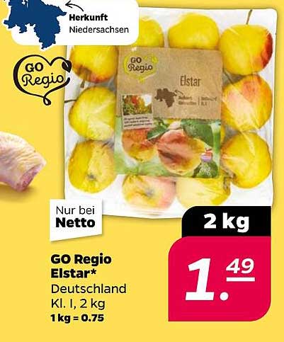 GO Regio Elstar Äpfel 2 kg