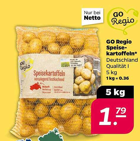 GO Regio Speisekartoffeln* Deutschland Qualität I 5 kg