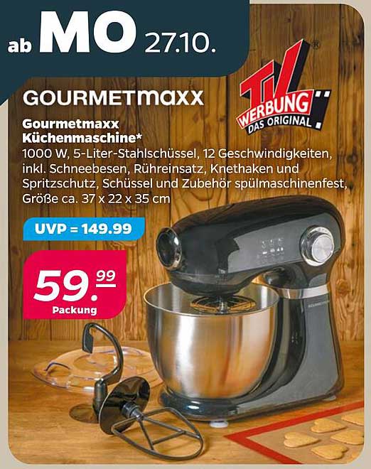 Gourmetmaxx Küchenmaschine