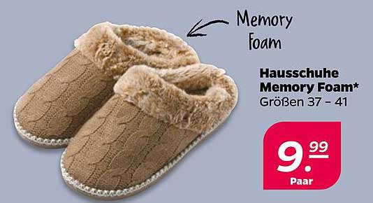 Hausschuhe Memory Foam*
