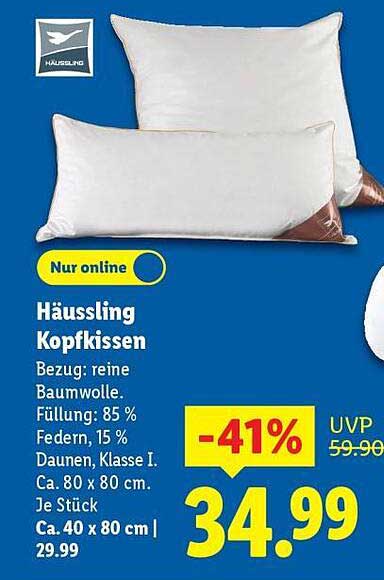 Häussling Kopfkissen - Komfort für erholsame Nächte