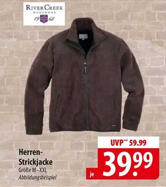 Herren-Strickjacke von River Creek