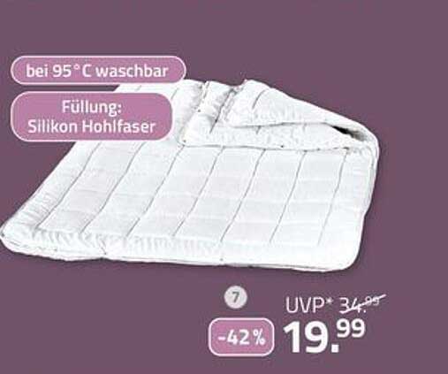 Hochwertige Bettdecke - Waschbar bei 95°C