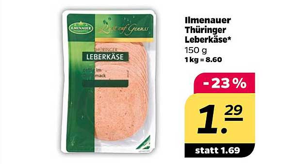 Ilmenauer Thüringer Leberkäse 150 g