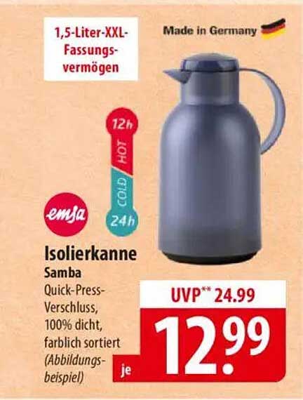 Isolierkanne Samba von Emsa